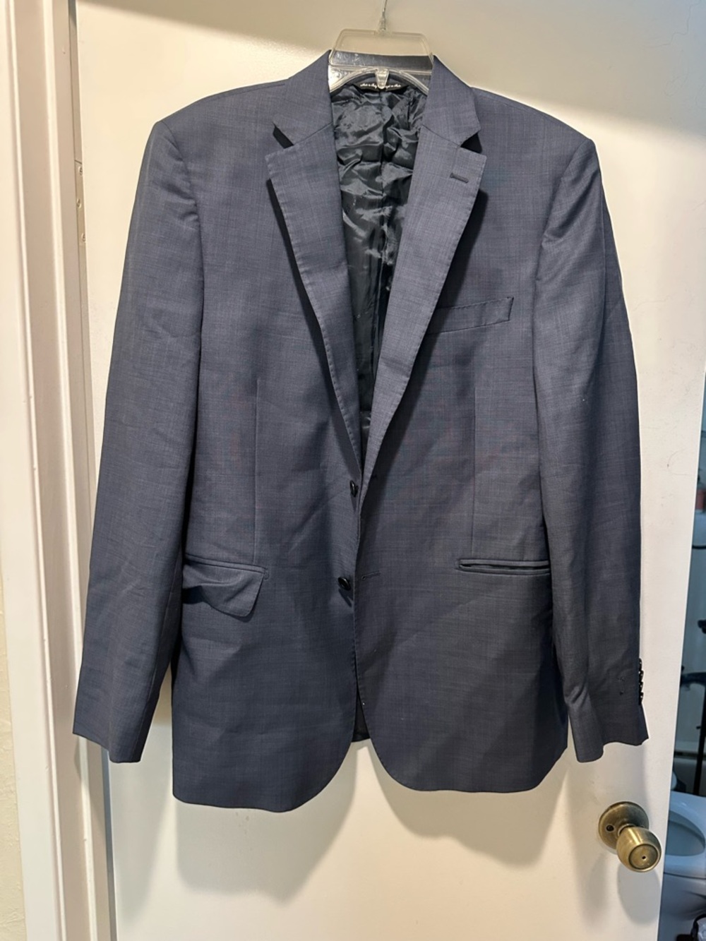 Ermenegildo Zegna Cloth Blue Sport Coat Size 40